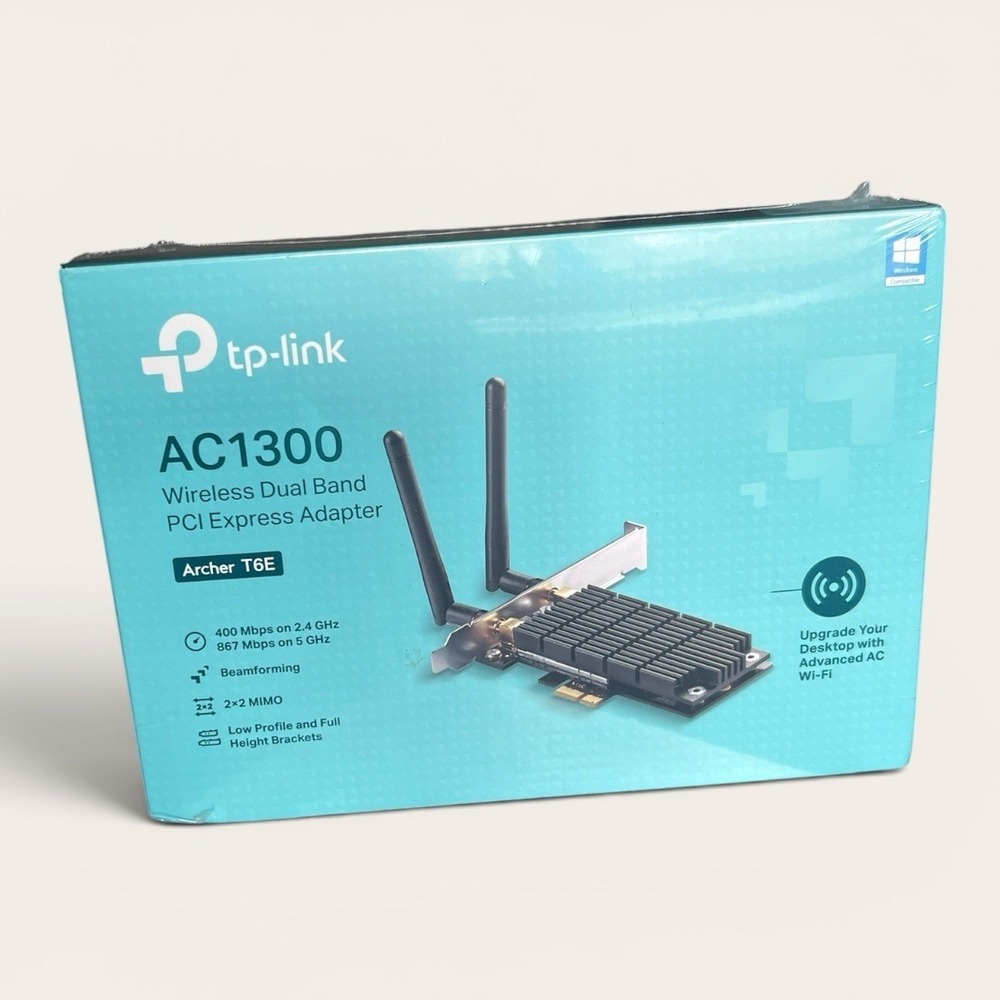 TP-Link Archer T6E AC1300 Wireless Dual Band PCI Express Adapter 💥SEALED 💥